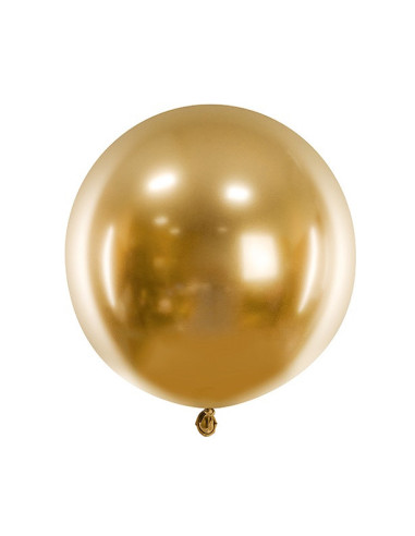 Palloncino rotondo Oro Satinato 60 cm – decorazione compleanno | BelleFete.ch