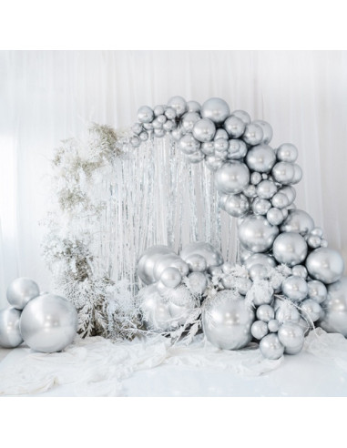 ballons chromes argent en suisse
