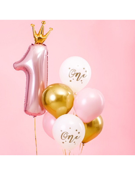 Luftballons 1. Geburtstag Mädchen in der Schweiz