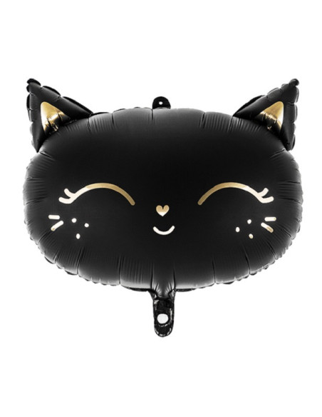 Ballon de fête en aluminium Chat Noir - Déco d'anniversaire Thème Chats - Bellefete.ch – Boutique Suisse