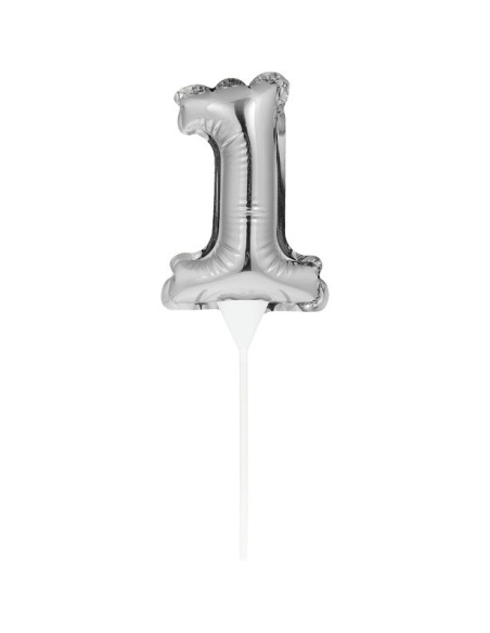 cake topper con palloncini, torta numero 1 in Svizzera