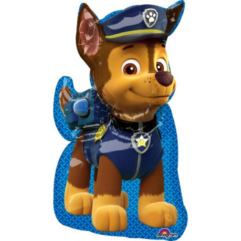 Palloncino a forma di Chase Pat' Patrouille - Personaggio Chase per il compleanno - Bellefete.ch