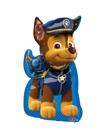 Ballon in Form von Chase Pat' Patrouille - Chase Charakter zum Geburtstag - Bellefete.ch