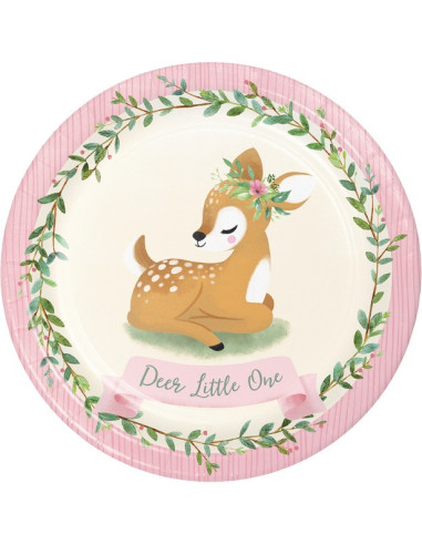 Grandi piatti "Deer Little One" - Decorazione per feste Bambi - Bellefete.ch - Svizzera