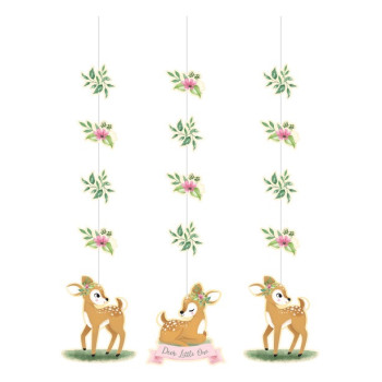 Partydekoration zum Aufhängen "Deer Little One" - Hirsch Thema - Bellefete.ch