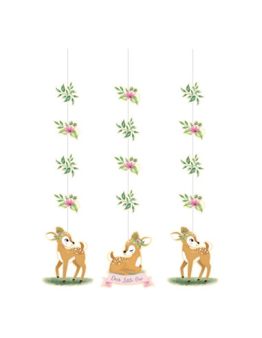Partydekoration zum Aufhängen "Deer Little One" - Hirsch Thema - Bellefete.ch