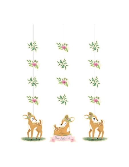 Partydekoration zum Aufhängen "Deer Little One" - Hirsch Thema - Bellefete.ch