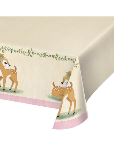 Nappe de table en papier "Deer Little One" - Décoration d'anniversaire - Bellefete.ch - Suisse