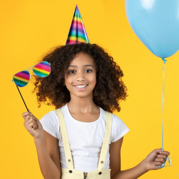 Regenbogen-Fotozubehör für Geburtstags-, Babyparty- oder bunte Party-Fotokabine – Bellefete Schweiz 2