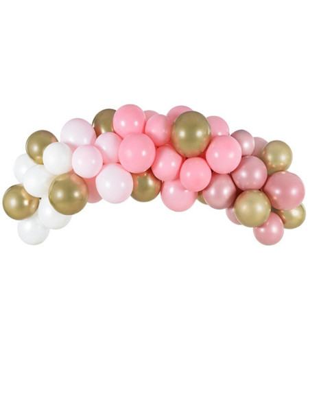 Ballonbogen Rosa und Gold - Party Dekoration - Bellefete.ch Ballonbogen Rosa und Gold - Party Dekoration - Bellefete.ch