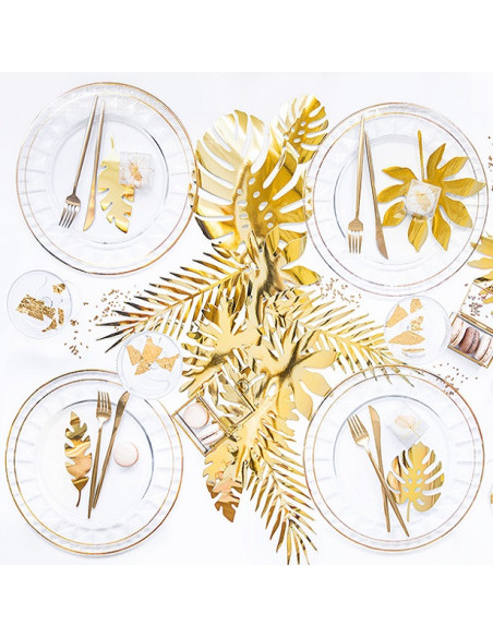 FEUILLES DE DECO EN OR DORE