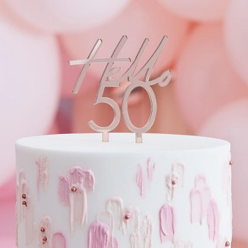 KUCHENTOPPER 50 JAHRE ROSÉGOLD