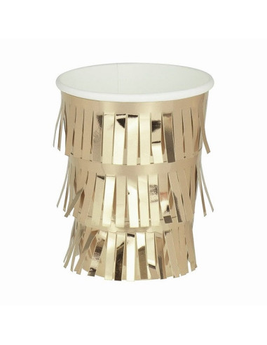 gobelets en or avec franges en suisse