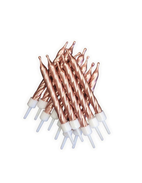Candele di compleanno a spirale Rose Gold - Accessori per feste e compleanni - Bellefete.ch