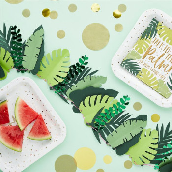 Tropische Laubgirlande – exotische und tropische Partydekoration | BelleFete.ch