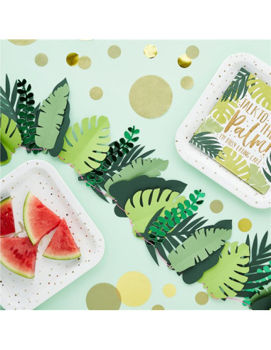 Ghirlanda di foglie tropicali