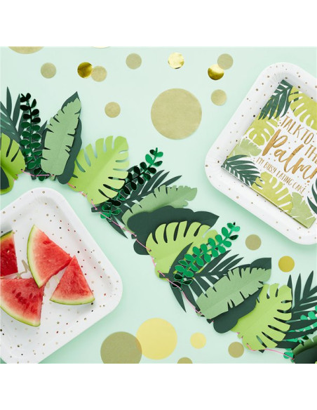 Tropische Laubgirlande – exotische und tropische Partydekoration | BelleFete.ch