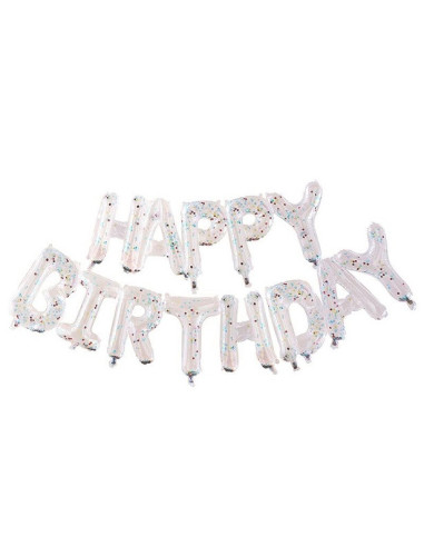 Geburtstags-Regenbogenballon in der Schweiz