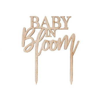 Decorazione torta "Baby in bloom" - Baby Shower - Decorazione torta - Bellefete.ch 2