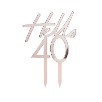 CAKE TOPPER 40 ANS PAS CHER EN SUISSE 2