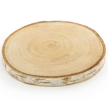 Unterlegscheiben aus Naturholz - 10 bis 12 cm - Tischdekoration - Bellefete.ch