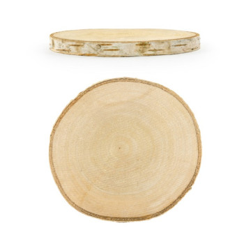 Rondelle in legno naturale - da 10 a 12 cm - Decorazione della tavola - Bellefete.ch 2