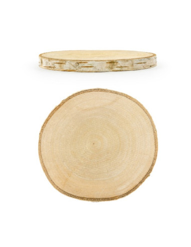 decorazione di fette di albero