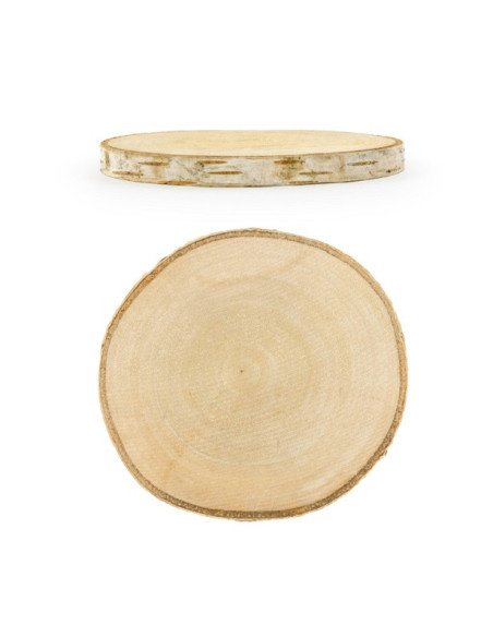 decorazione di fette di albero