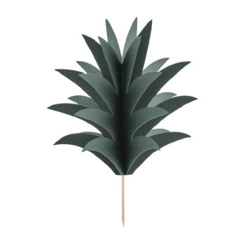 Décorations à cupcakes Feuille d'Ananas - Décoration Gâteau et Événement Tropical - Bellefete.ch