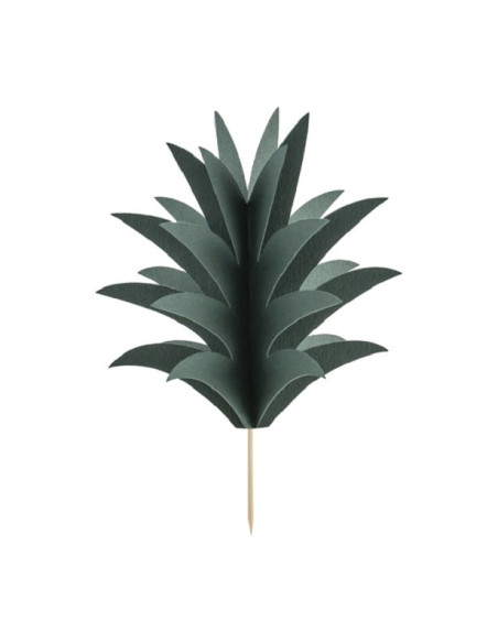 Décorations à cupcakes Feuille d'Ananas - Décoration Gâteau et Événement Tropical - Bellefete.ch