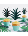 cupcake toppers ananas tropical en suisse