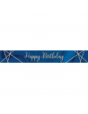 Alles Gute zum Geburtstag, marineblaue Geburtstagsgirlande