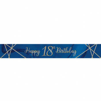 decorations d'anniversaire bleu marine 18 ans