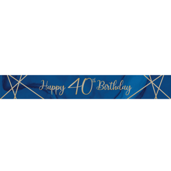 Partybanner zum 40. Geburtstag in der Schweiz 2
