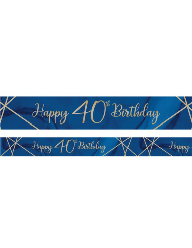 Partybanner zum 40. Geburtstag in der Schweiz