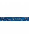 decorations de fete 50 ans bleu marine