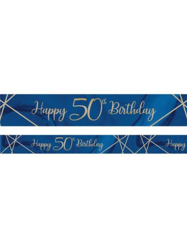 Partybanner zum 50. Geburtstag in der Schweiz