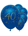 Marineblaue Latexballons 40 Jahre