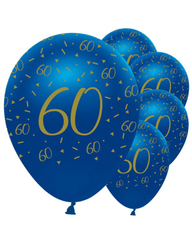 Latexballons 60 Jahre Marineblau