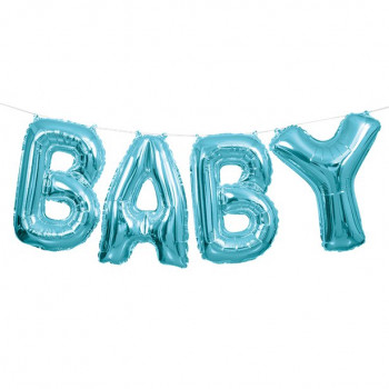 Baby-Briefballons in Blau