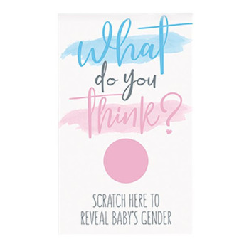 Gioco di gratta e vinci Baby Shower Rivelazione - Gender Reveal - Bellefete.ch 2