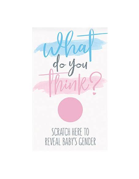 cartes a gratter revelation bebe