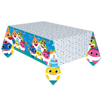 Tovaglia di carta Baby Shark - Decorazione della tavola compleanno per bambini - Bellefete.ch