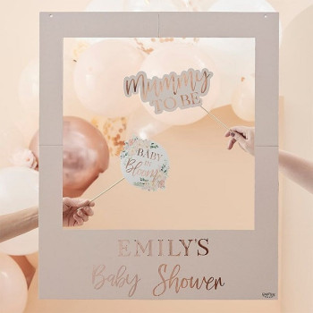 Baby Shower Bilderrahmen zum Anpassen - Partyartikel Baby Shower - Bellefete.ch