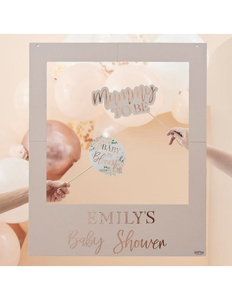 Baby Shower Bilderrahmen zum Anpassen - Partyartikel Baby Shower - Bellefete.ch