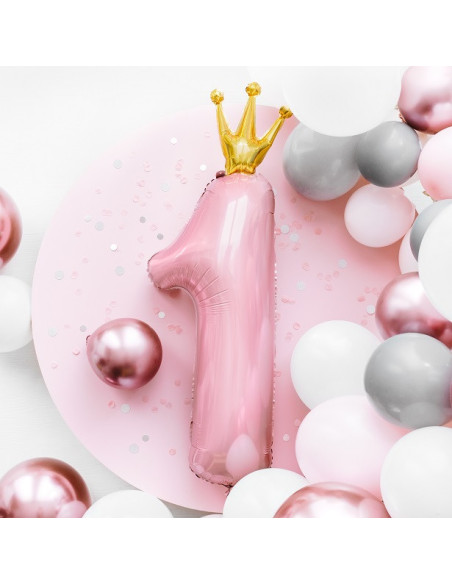 palloncino rosa e oro numero 1 in Svizzera