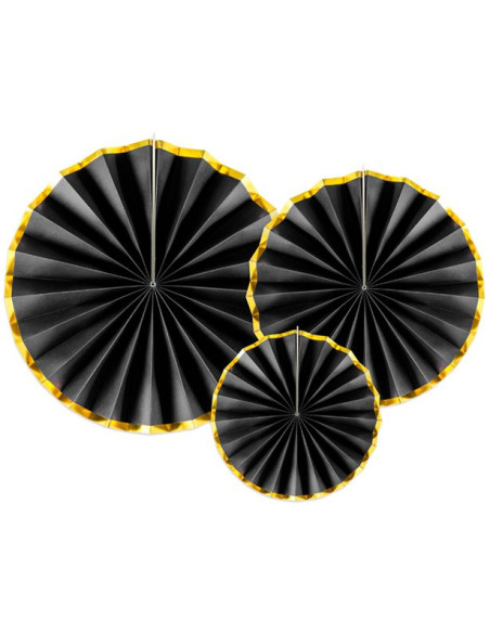 Decorazioni di ventagli in Nero - Decorazione Compleanno Adulti e Bambini - Bellefete.ch Decorazioni di ventagli in Nero - Decorazione Compleanno Adulti e Bambini - Bellefete.ch