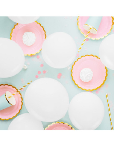 Palloncini ecologici bianchi pastello - Palloncini per feste biodegradabili