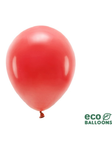 Palloncini Eco Rosso pastello - Palloncini Biodegradabili per Feste - Svizzera