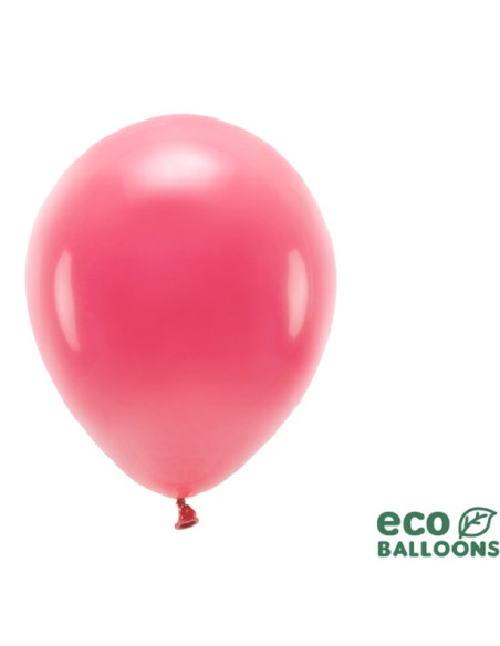 Palloncini Eco Rosso Chiaro pastello - Palloncini Biodegradabili per Feste - Svizzera
